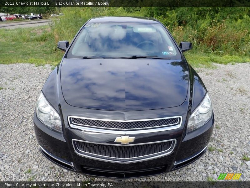Black Granite Metallic / Ebony 2012 Chevrolet Malibu LT
