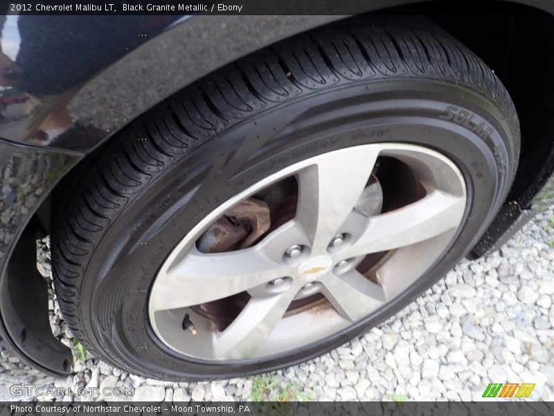 Black Granite Metallic / Ebony 2012 Chevrolet Malibu LT
