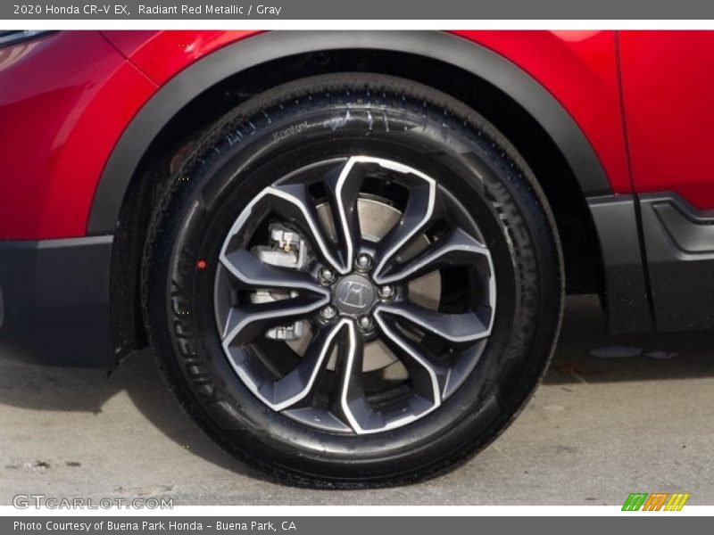 Radiant Red Metallic / Gray 2020 Honda CR-V EX