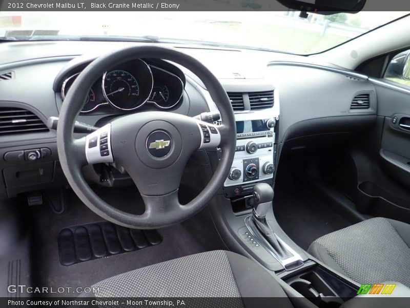 Black Granite Metallic / Ebony 2012 Chevrolet Malibu LT