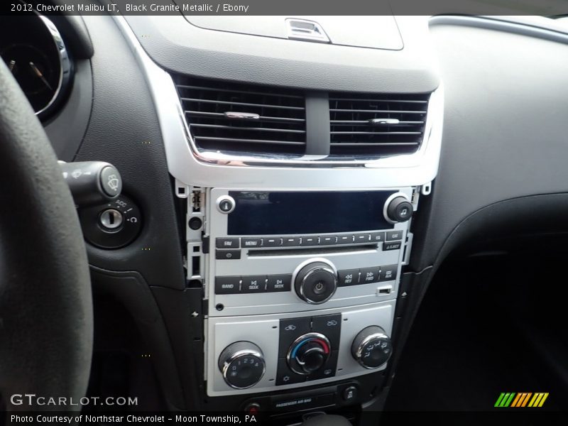 Black Granite Metallic / Ebony 2012 Chevrolet Malibu LT