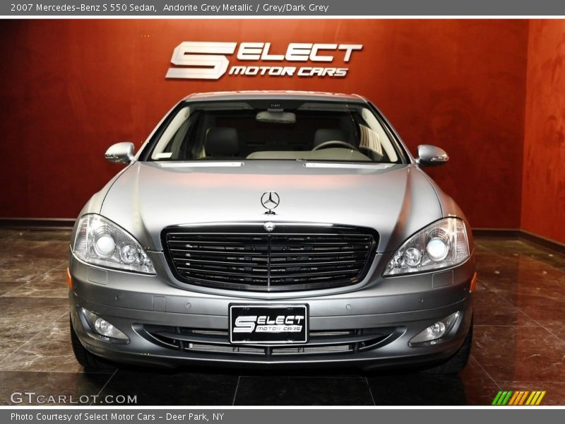 Andorite Grey Metallic / Grey/Dark Grey 2007 Mercedes-Benz S 550 Sedan
