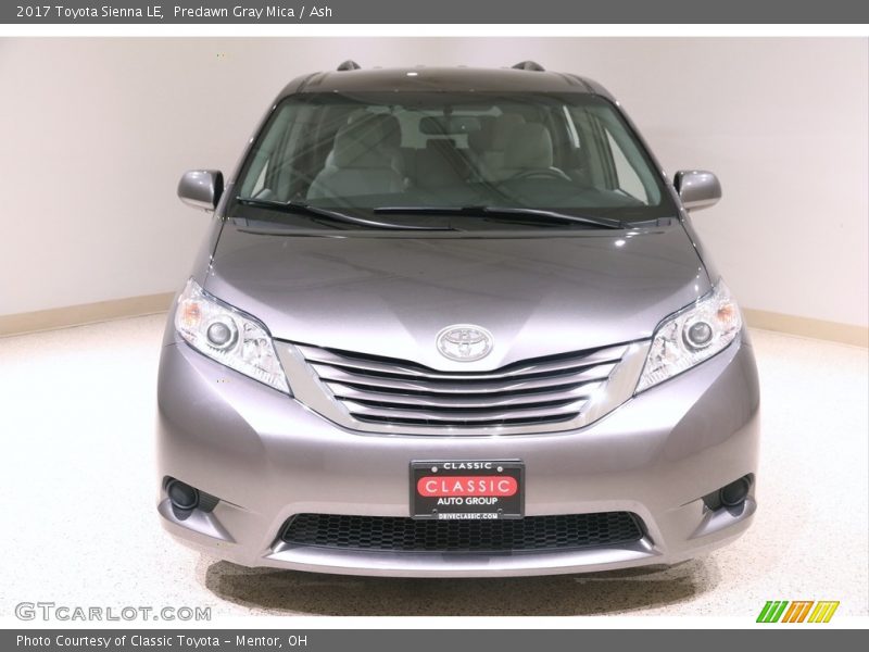 Predawn Gray Mica / Ash 2017 Toyota Sienna LE