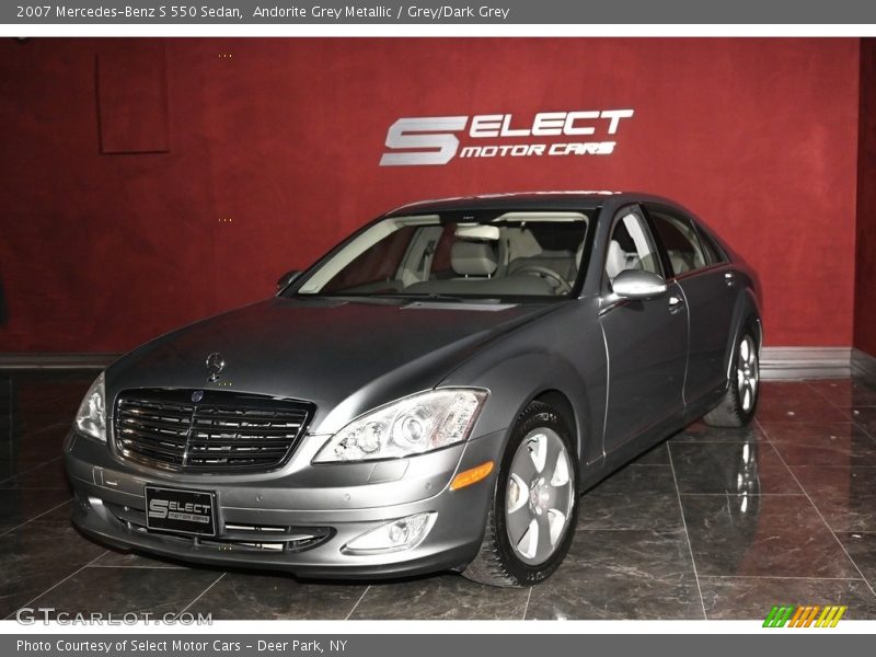 Andorite Grey Metallic / Grey/Dark Grey 2007 Mercedes-Benz S 550 Sedan