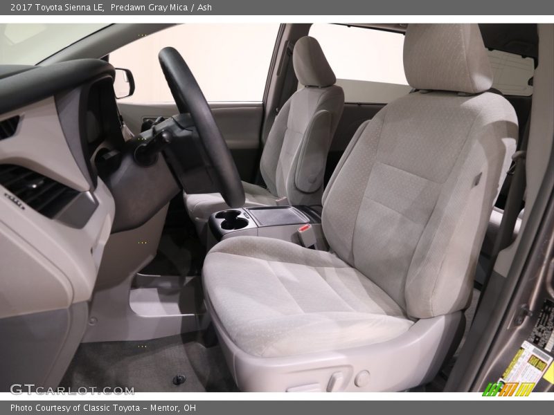 Predawn Gray Mica / Ash 2017 Toyota Sienna LE