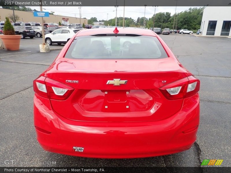 Red Hot / Jet Black 2017 Chevrolet Cruze LT
