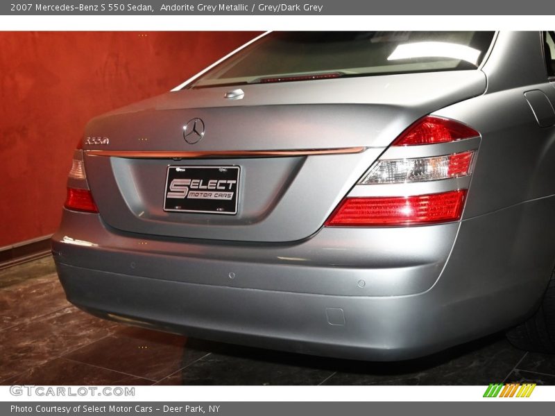 Andorite Grey Metallic / Grey/Dark Grey 2007 Mercedes-Benz S 550 Sedan