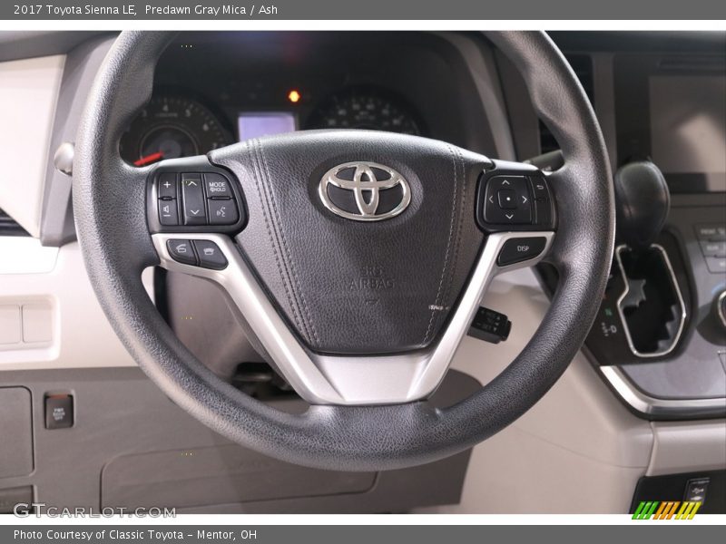 Predawn Gray Mica / Ash 2017 Toyota Sienna LE