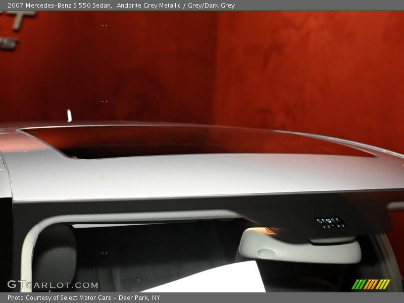 Andorite Grey Metallic / Grey/Dark Grey 2007 Mercedes-Benz S 550 Sedan
