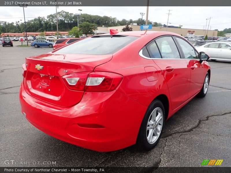 Red Hot / Jet Black 2017 Chevrolet Cruze LT