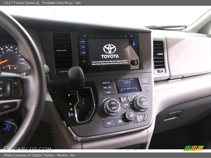 Predawn Gray Mica / Ash 2017 Toyota Sienna LE