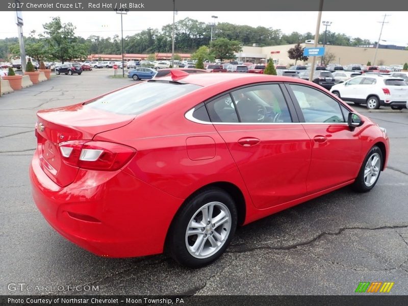 Red Hot / Jet Black 2017 Chevrolet Cruze LT
