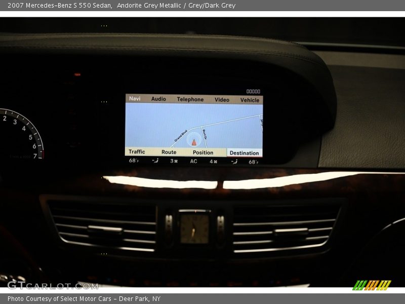 Andorite Grey Metallic / Grey/Dark Grey 2007 Mercedes-Benz S 550 Sedan
