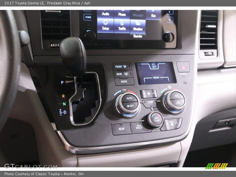 Predawn Gray Mica / Ash 2017 Toyota Sienna LE