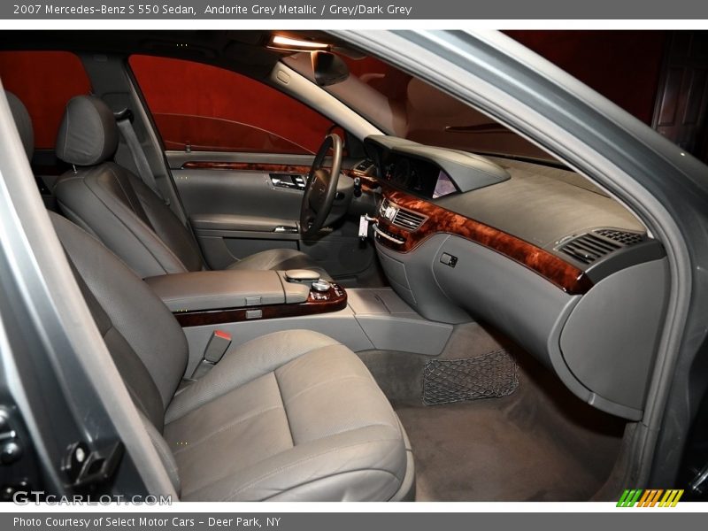 Andorite Grey Metallic / Grey/Dark Grey 2007 Mercedes-Benz S 550 Sedan