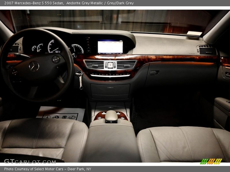 Andorite Grey Metallic / Grey/Dark Grey 2007 Mercedes-Benz S 550 Sedan