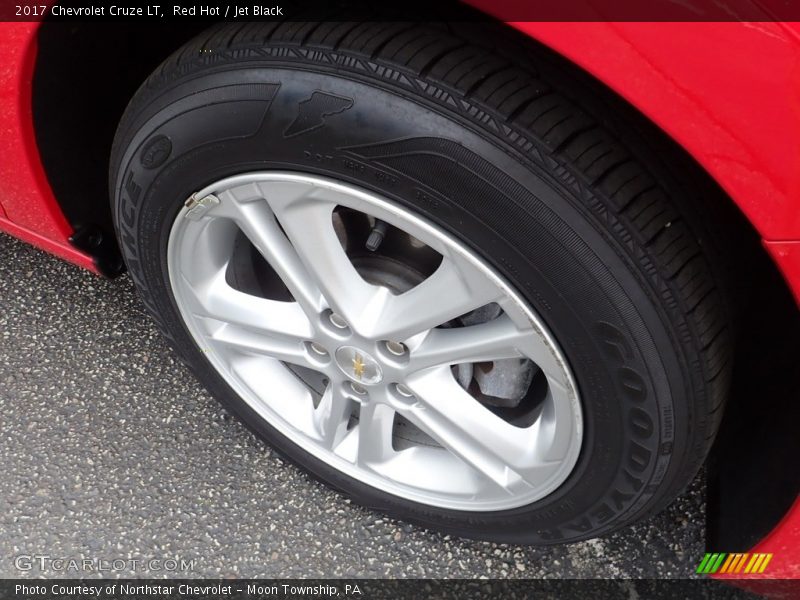 Red Hot / Jet Black 2017 Chevrolet Cruze LT