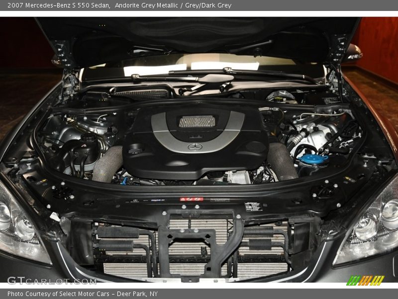 Andorite Grey Metallic / Grey/Dark Grey 2007 Mercedes-Benz S 550 Sedan