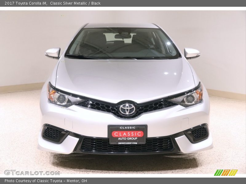 Classic Silver Metallic / Black 2017 Toyota Corolla iM