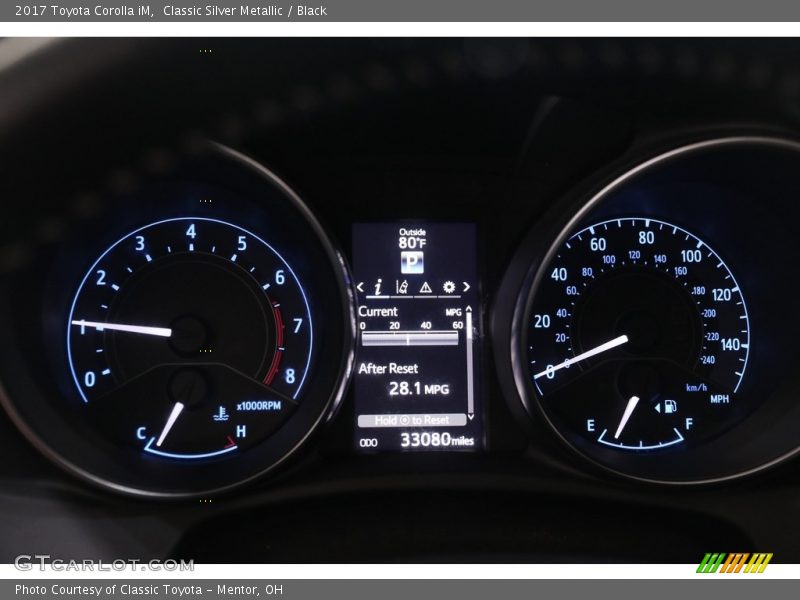 Classic Silver Metallic / Black 2017 Toyota Corolla iM