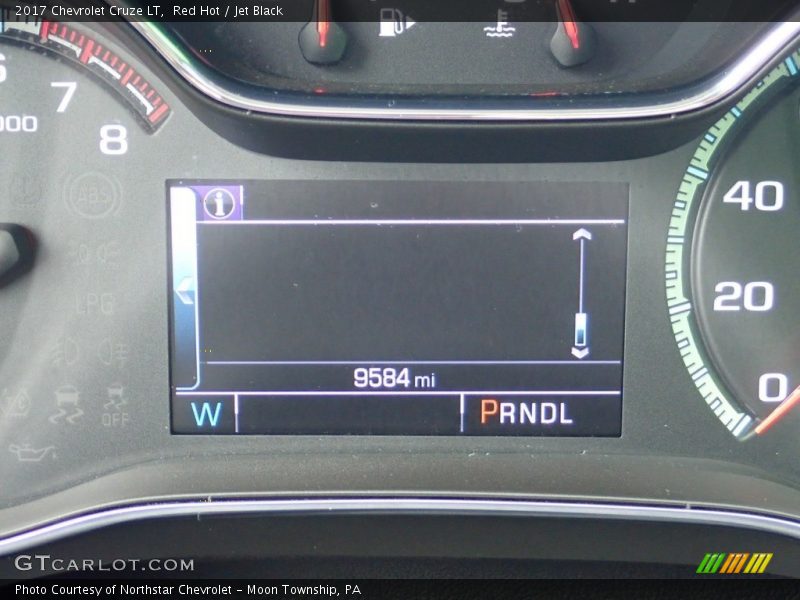 Red Hot / Jet Black 2017 Chevrolet Cruze LT