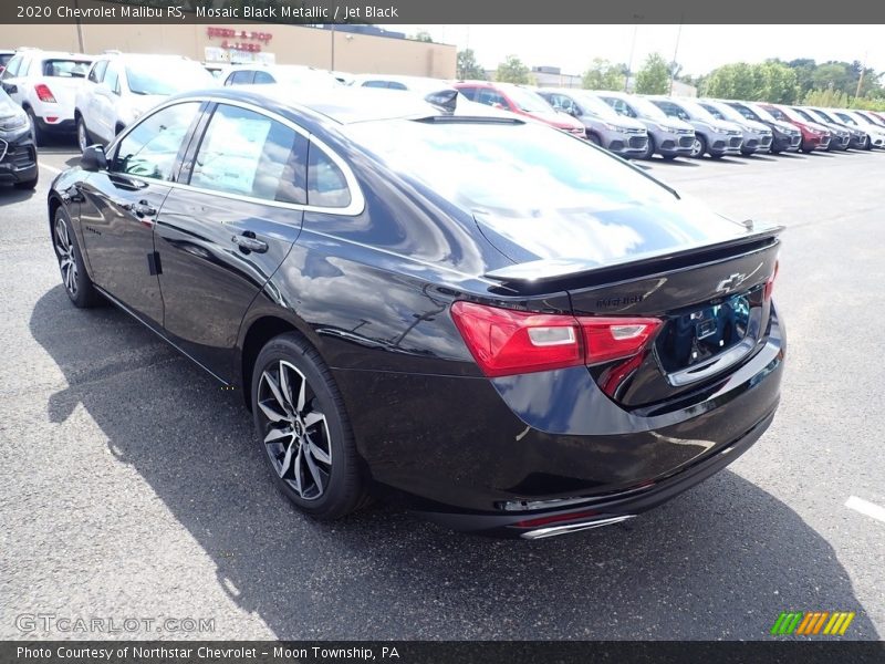 Mosaic Black Metallic / Jet Black 2020 Chevrolet Malibu RS