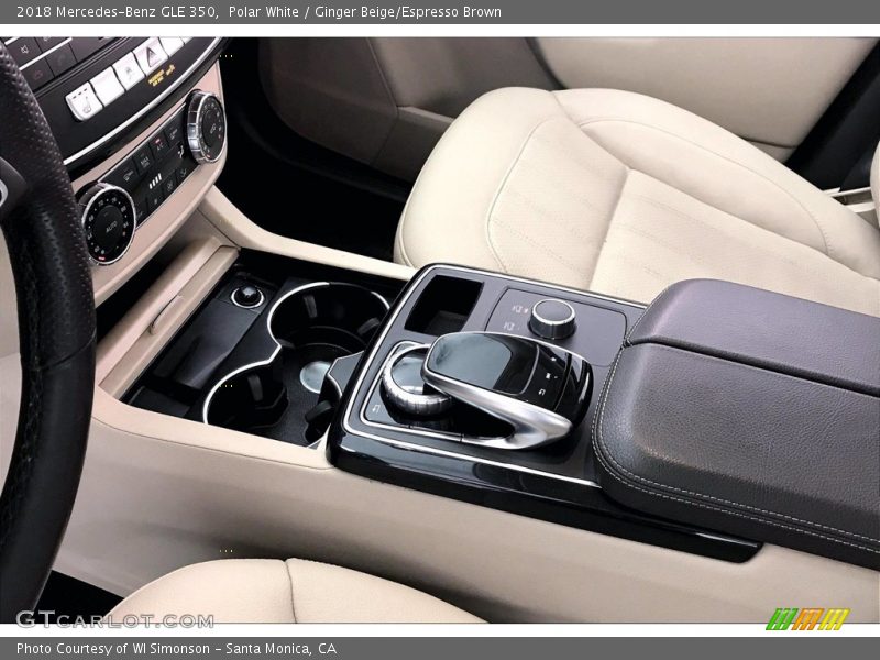 Polar White / Ginger Beige/Espresso Brown 2018 Mercedes-Benz GLE 350