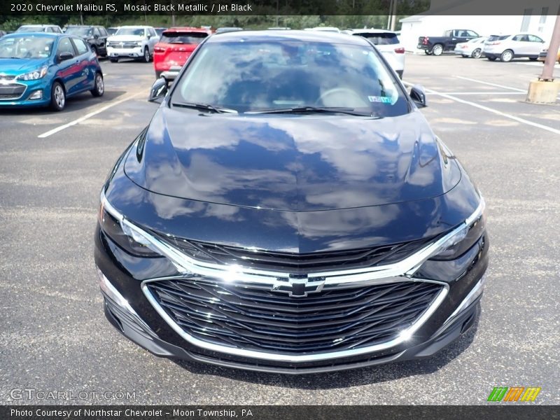 Mosaic Black Metallic / Jet Black 2020 Chevrolet Malibu RS