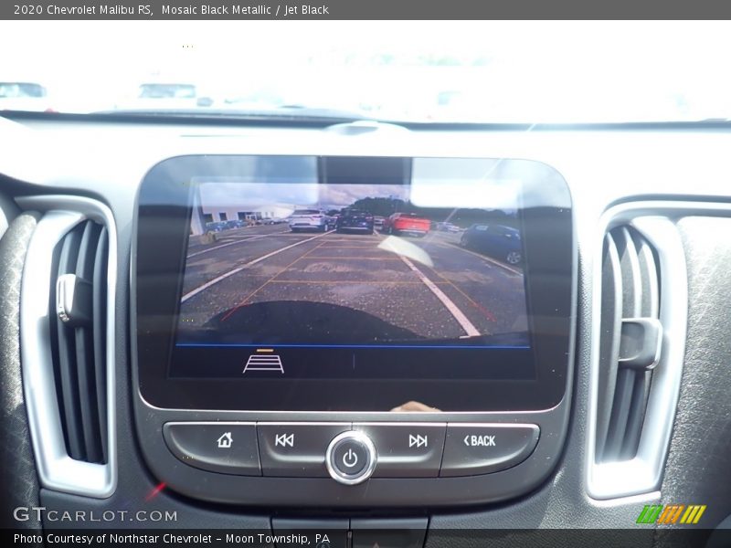 Mosaic Black Metallic / Jet Black 2020 Chevrolet Malibu RS