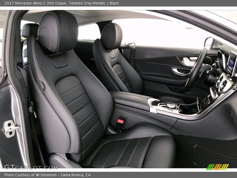 Selenite Grey Metallic / Black 2017 Mercedes-Benz C 300 Coupe