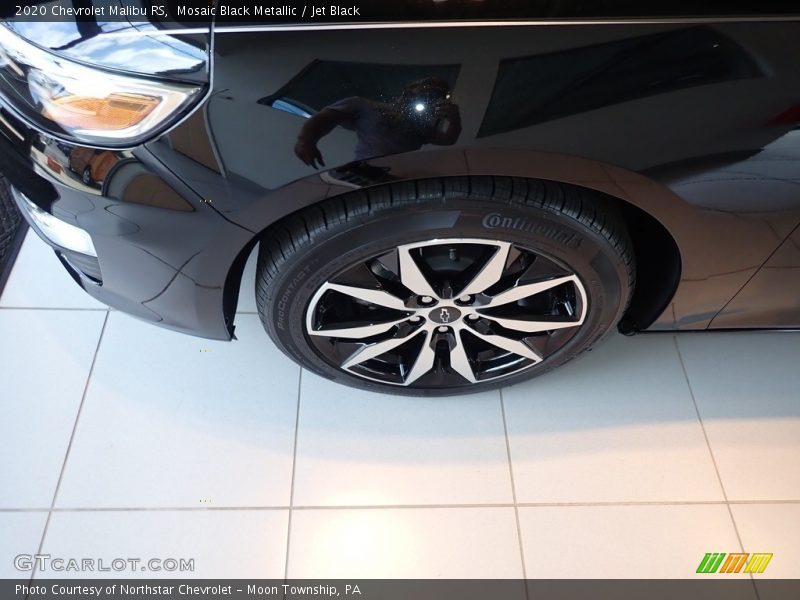 Mosaic Black Metallic / Jet Black 2020 Chevrolet Malibu RS