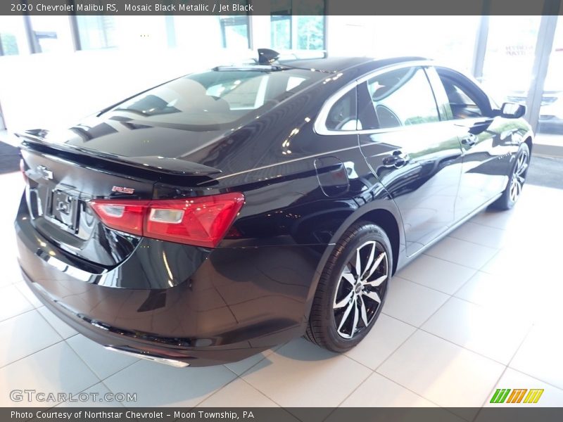 Mosaic Black Metallic / Jet Black 2020 Chevrolet Malibu RS