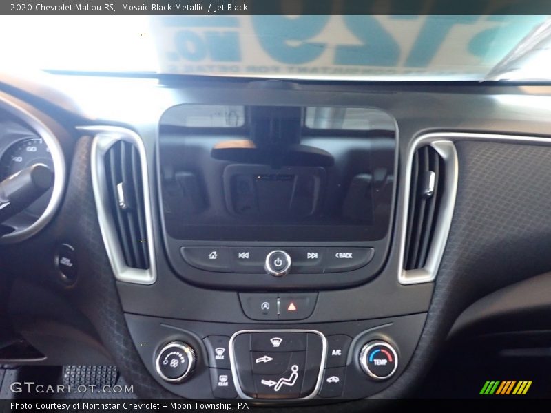 Mosaic Black Metallic / Jet Black 2020 Chevrolet Malibu RS