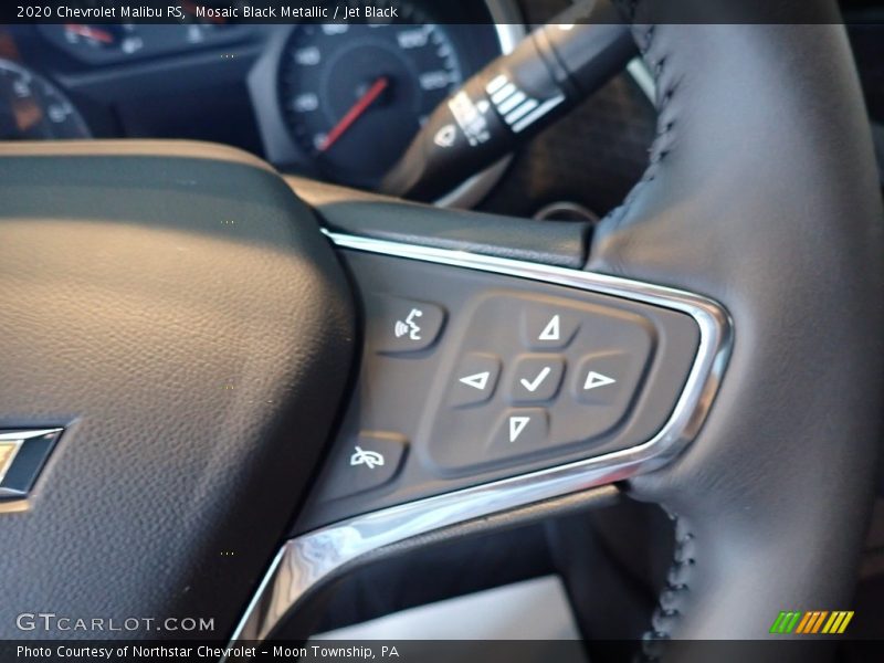 Mosaic Black Metallic / Jet Black 2020 Chevrolet Malibu RS