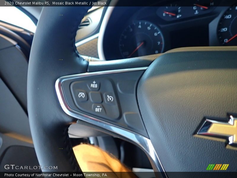 Mosaic Black Metallic / Jet Black 2020 Chevrolet Malibu RS