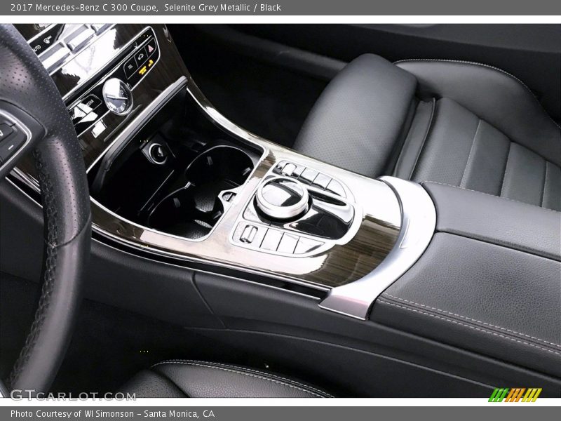Selenite Grey Metallic / Black 2017 Mercedes-Benz C 300 Coupe