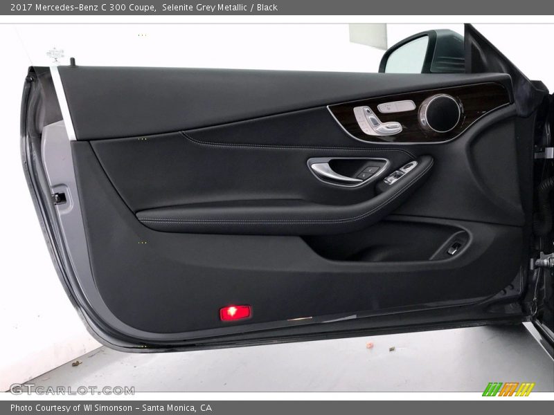 Selenite Grey Metallic / Black 2017 Mercedes-Benz C 300 Coupe