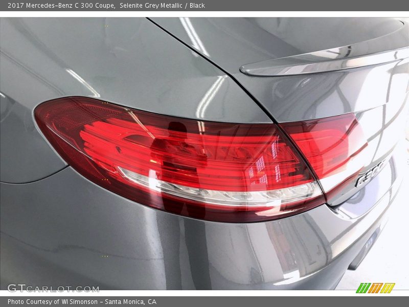 Selenite Grey Metallic / Black 2017 Mercedes-Benz C 300 Coupe