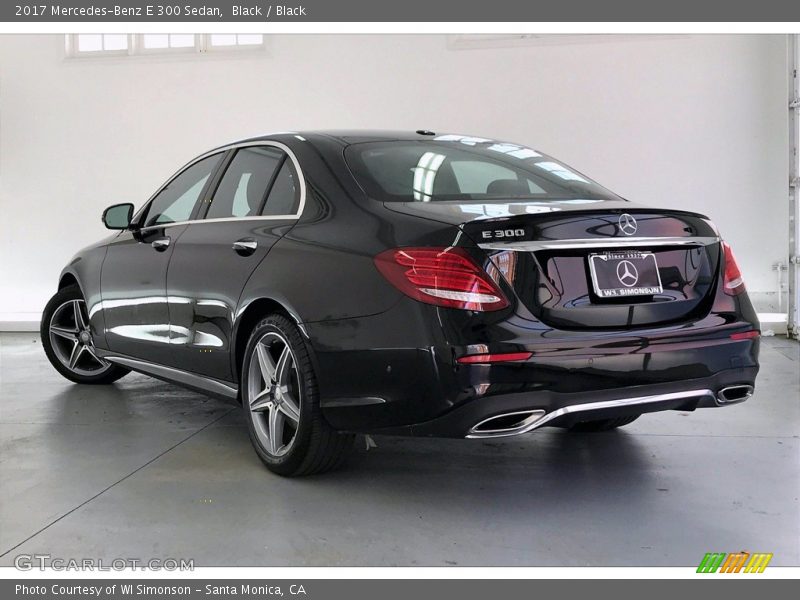 Black / Black 2017 Mercedes-Benz E 300 Sedan