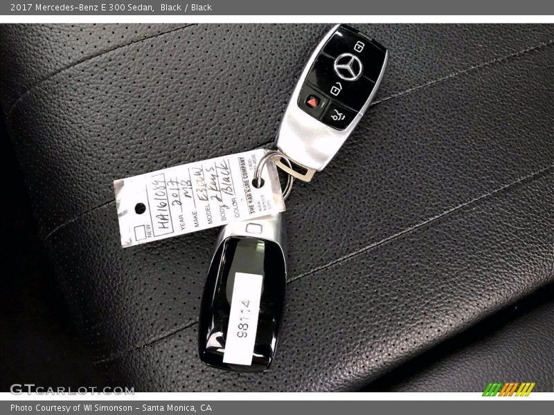 Black / Black 2017 Mercedes-Benz E 300 Sedan