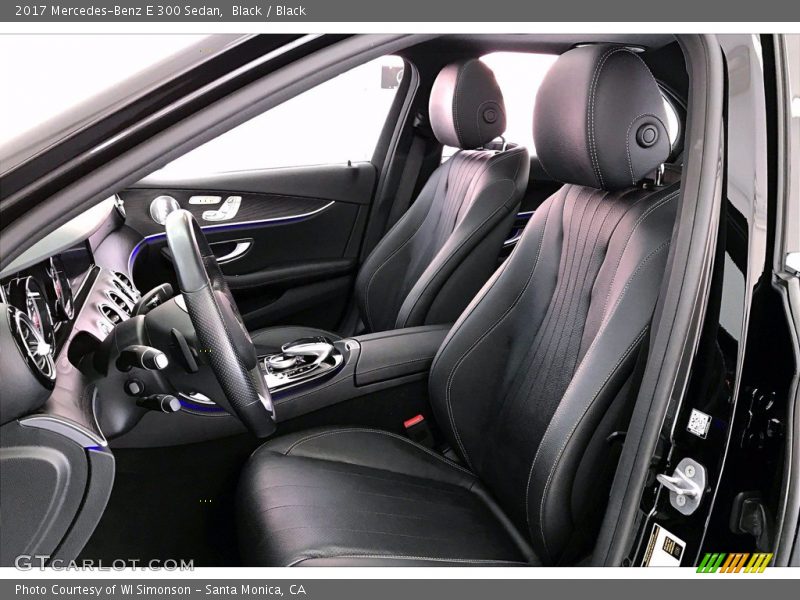 Black / Black 2017 Mercedes-Benz E 300 Sedan
