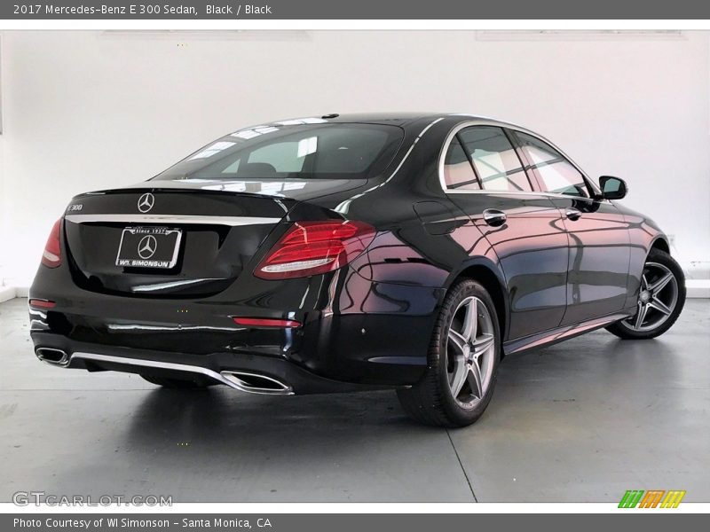 Black / Black 2017 Mercedes-Benz E 300 Sedan