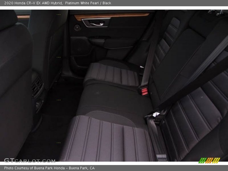 Platinum White Pearl / Black 2020 Honda CR-V EX AWD Hybrid
