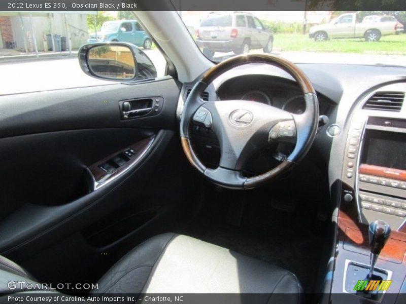 Obsidian Black / Black 2012 Lexus ES 350