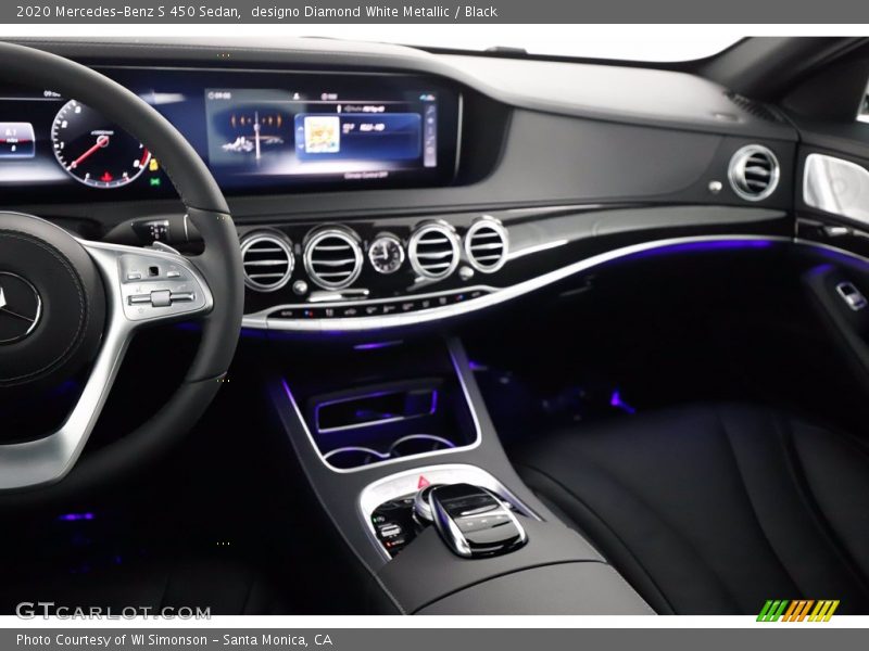 designo Diamond White Metallic / Black 2020 Mercedes-Benz S 450 Sedan