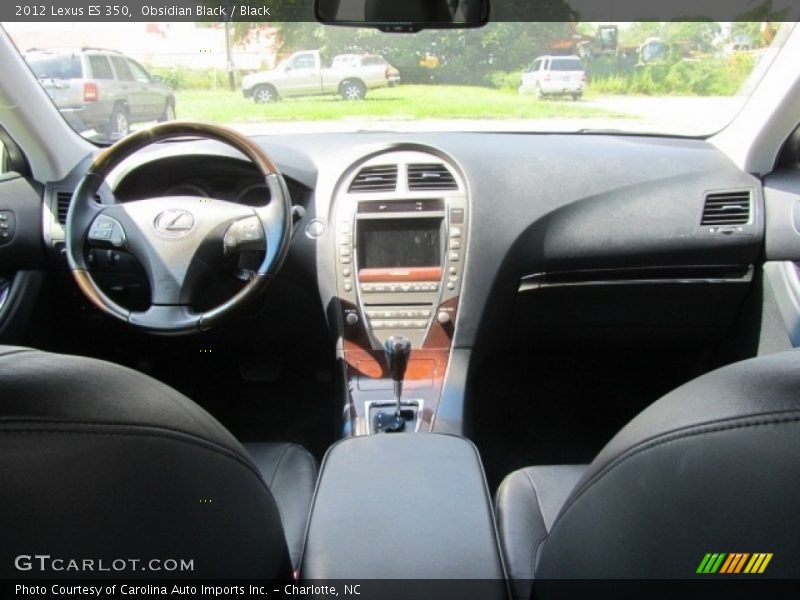 Obsidian Black / Black 2012 Lexus ES 350