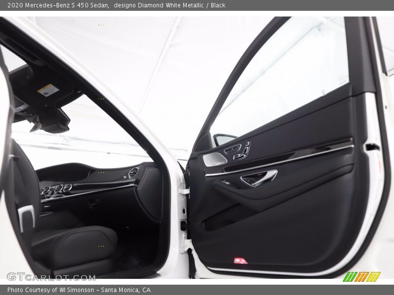 designo Diamond White Metallic / Black 2020 Mercedes-Benz S 450 Sedan
