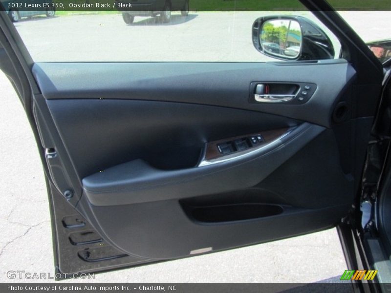 Obsidian Black / Black 2012 Lexus ES 350