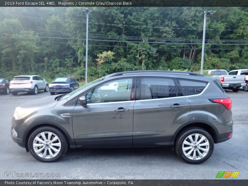 Magnetic / Chromite Gray/Charcoal Black 2019 Ford Escape SEL 4WD