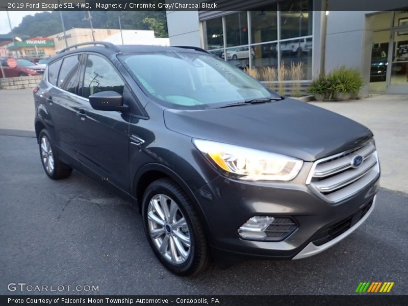 Magnetic / Chromite Gray/Charcoal Black 2019 Ford Escape SEL 4WD